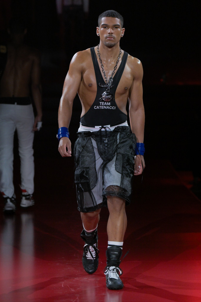 Alexander Reade featured in  the DSquared2 fashion show for Spring/Summer 2025