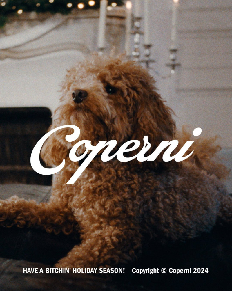 Coperni advertisement for Holiday 2024