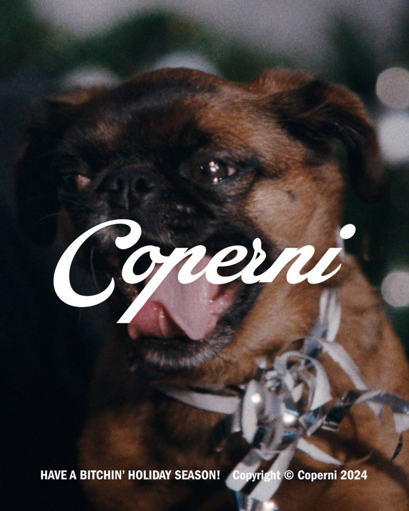 Coperni advertisement for Holiday 2024