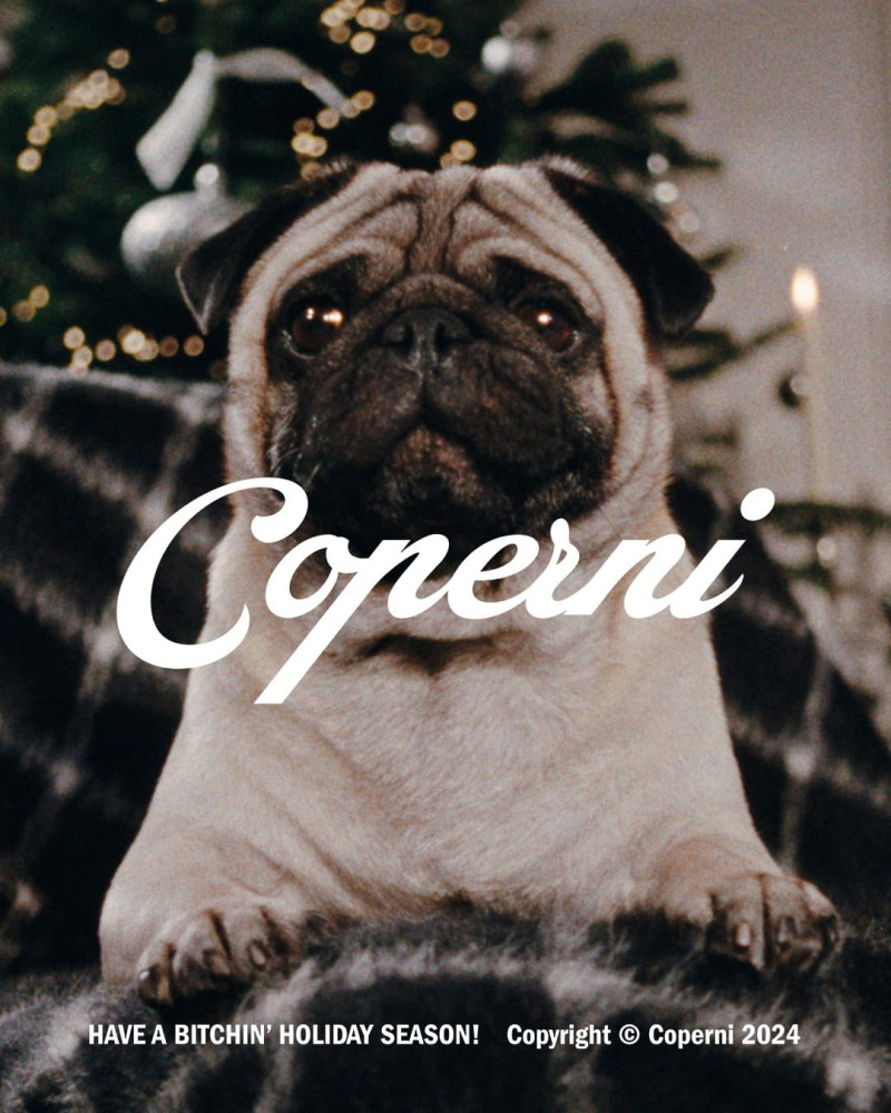 Coperni advertisement for Holiday 2024