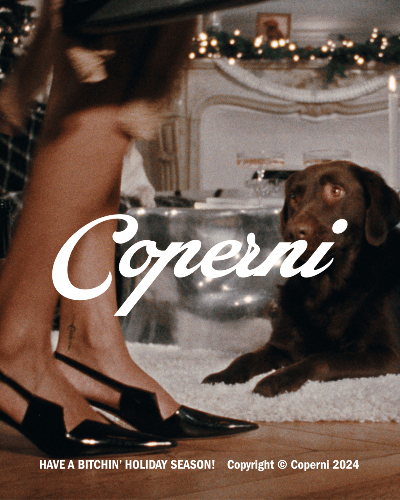 Coperni advertisement for Holiday 2024