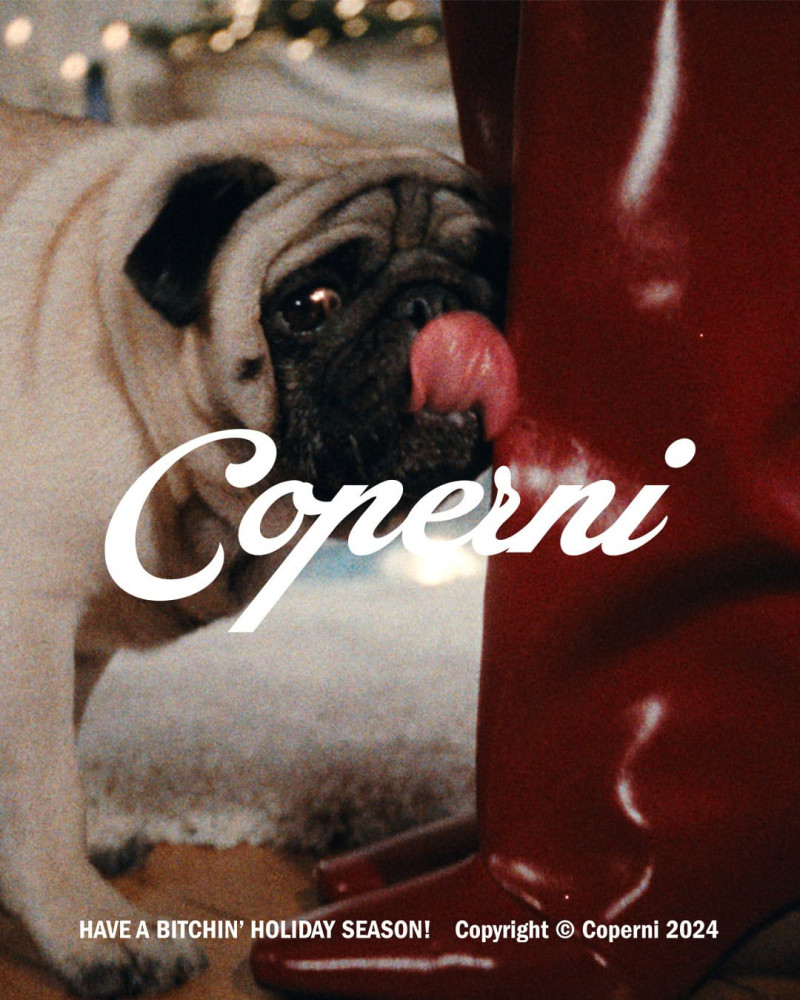 Coperni advertisement for Holiday 2024