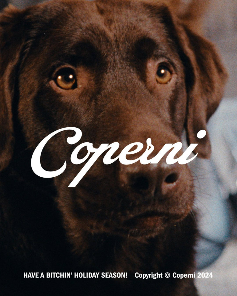 Coperni advertisement for Holiday 2024