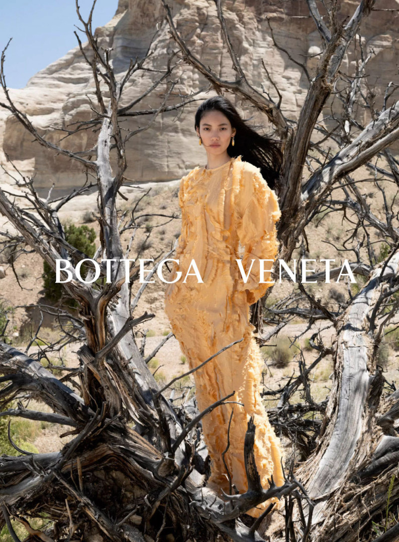 Mamuor Awak Majeng featured in  the Bottega Veneta Winter Solstice 2024 advertisement for Autumn/Winter 2024