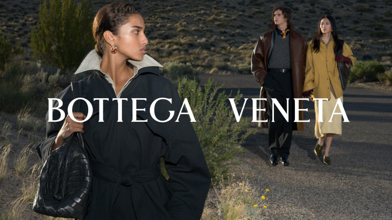 Jennifer Matias featured in  the Bottega Veneta Winter Solstice 2024 advertisement for Autumn/Winter 2024