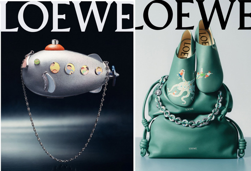 Loewe lookbook for Holiday 2024