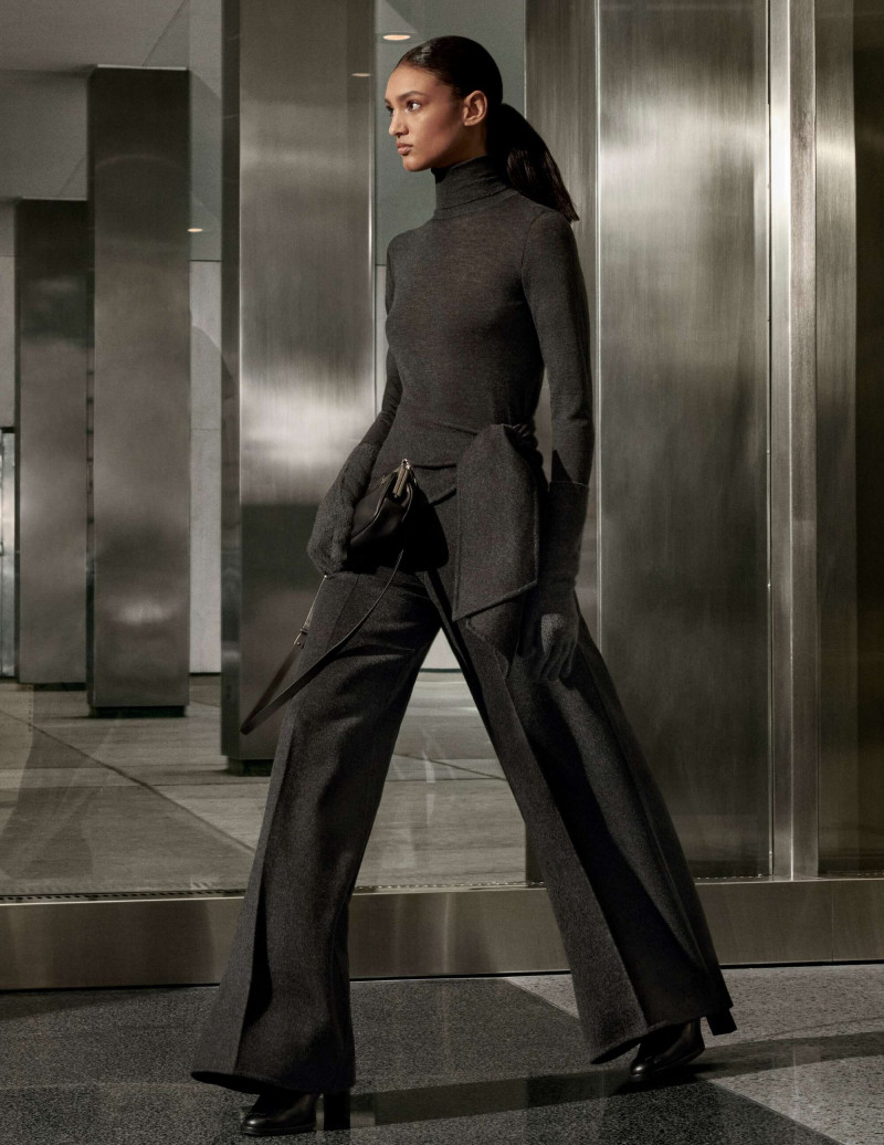 Ali Dansky featured in  the Max Mara advertisement for Autumn/Winter 2024