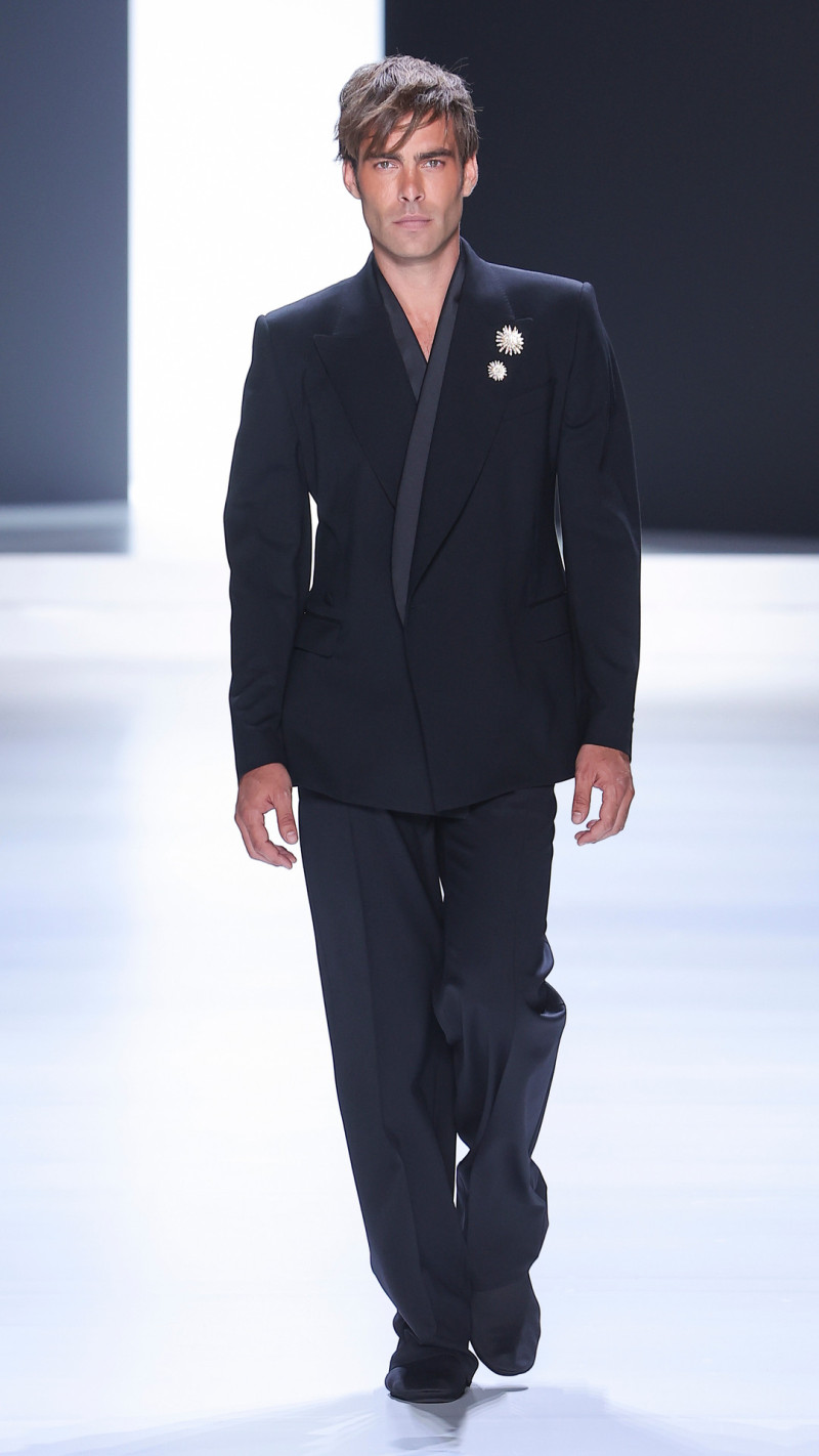 Jon Kortajarena featured in  the Dolce & Gabbana fashion show for Spring/Summer 2024