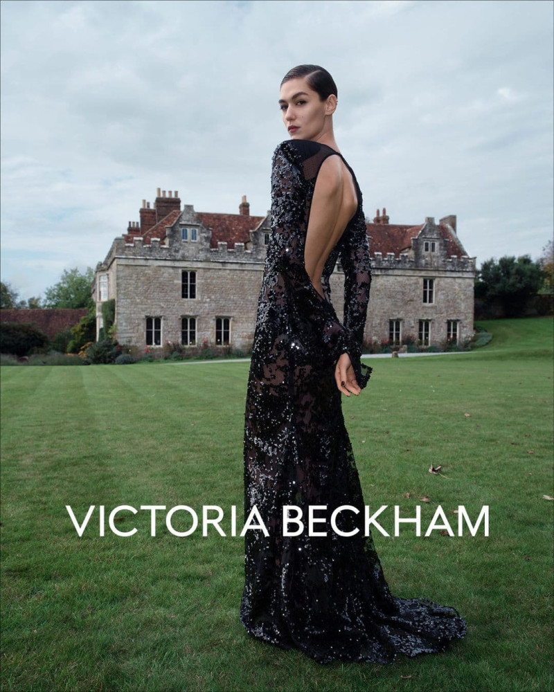 Rayssa Medeiros featured in  the Victoria Beckham advertisement for Holiday 2024