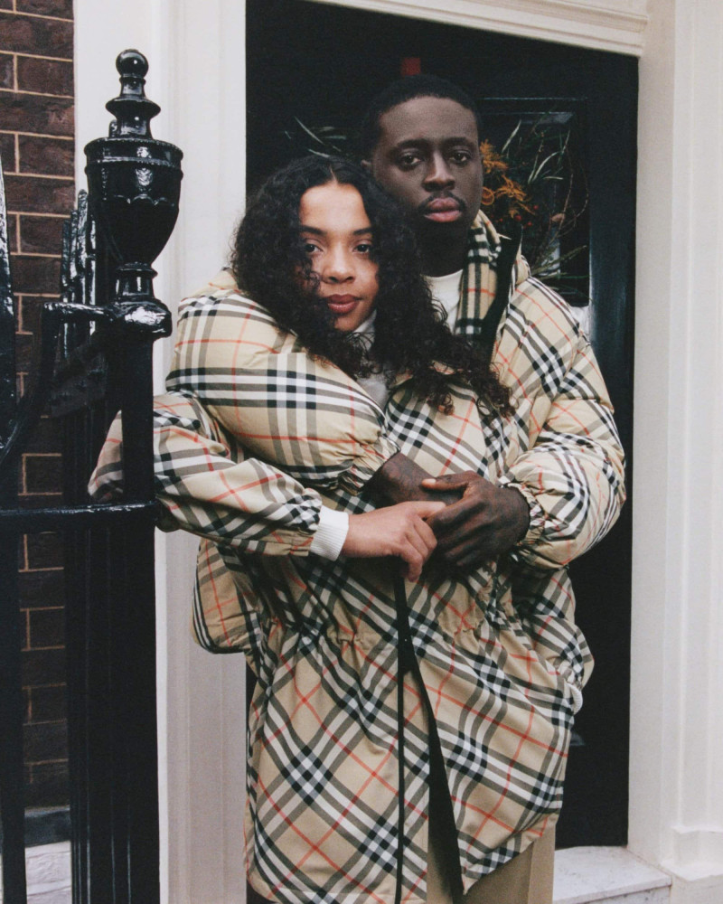 Burberry Wrapped in Burberry: Friends & Family advertisement for Holiday 2024