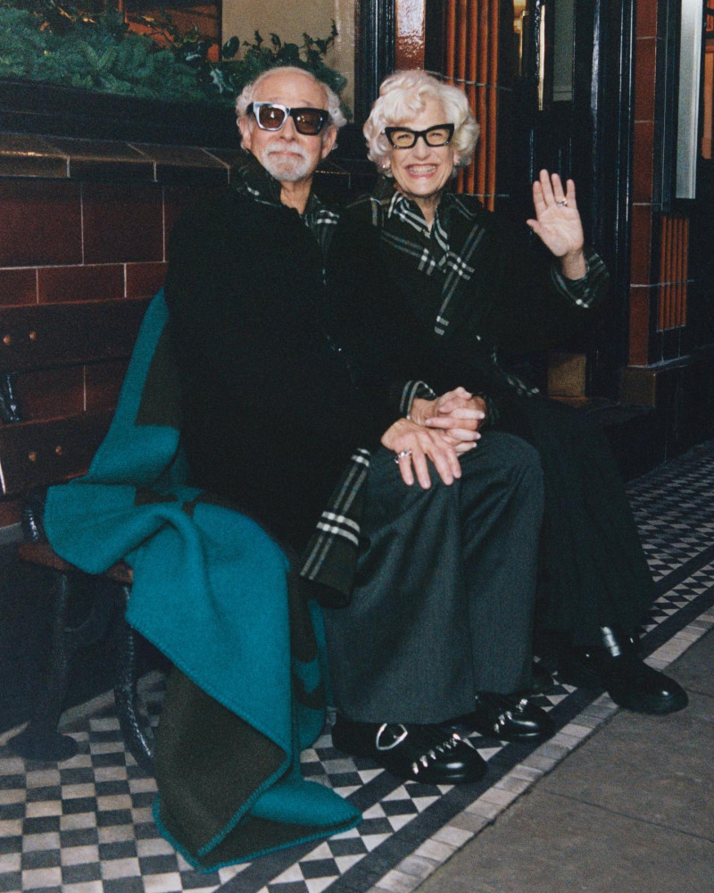 Burberry Wrapped in Burberry: Friends & Family advertisement for Holiday 2024