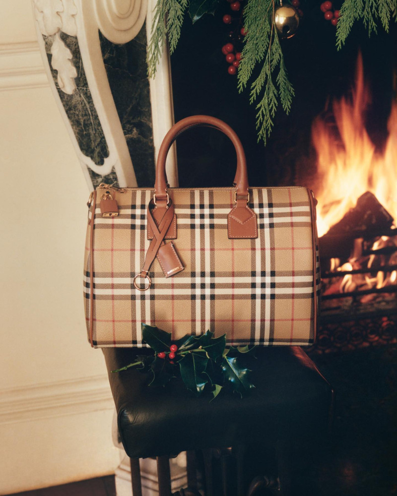 Burberry Wrapped in Burberry: Friends & Family advertisement for Holiday 2024