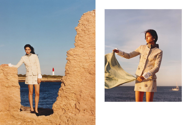 Loli Bahia featured in  the Chanel advertisement for Cruise 2025