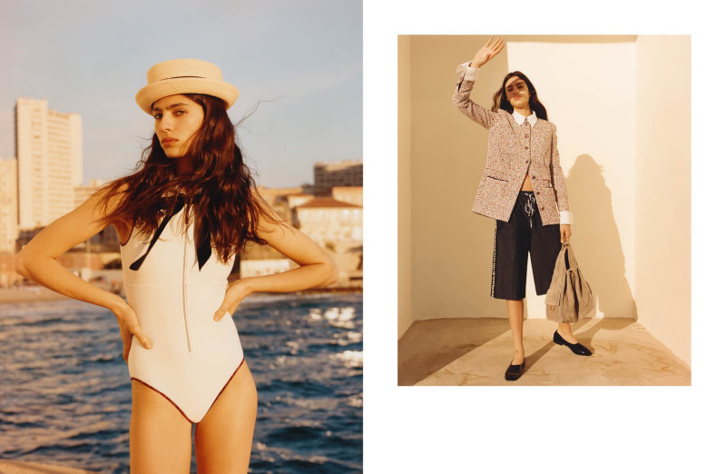 Loli Bahia featured in  the Chanel advertisement for Cruise 2025