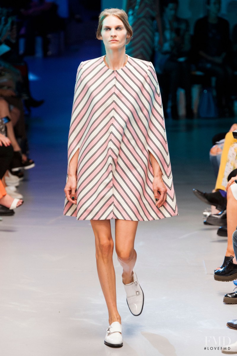 Karolin Wolter featured in  the Giles fashion show for Spring/Summer 2015