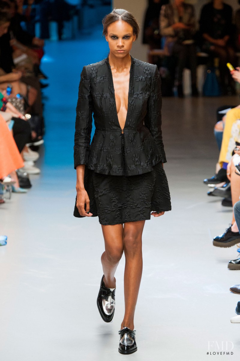 Emely Montero featured in  the Giles fashion show for Spring/Summer 2015
