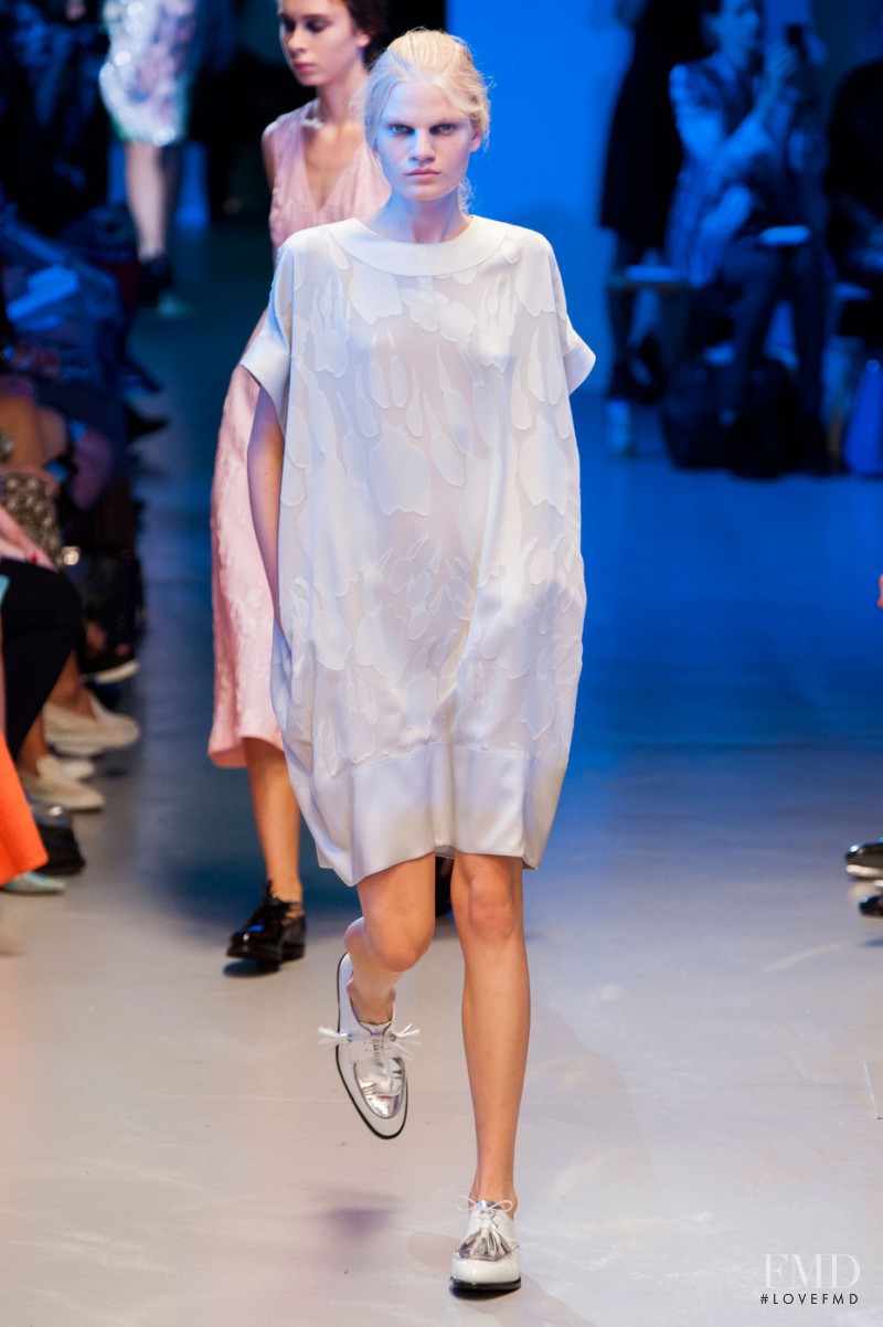 Eleonora Baumann featured in  the Giles fashion show for Spring/Summer 2015