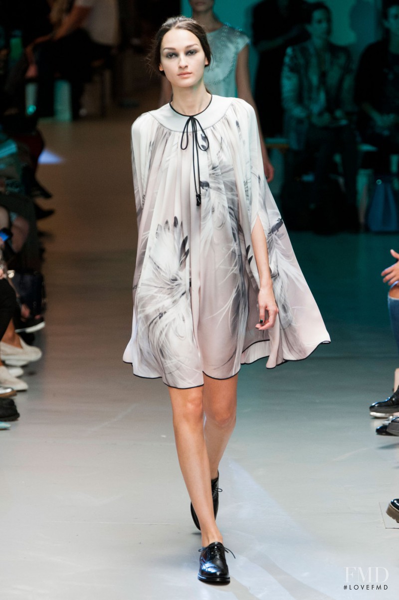 Bruna Tenório featured in  the Giles fashion show for Spring/Summer 2015