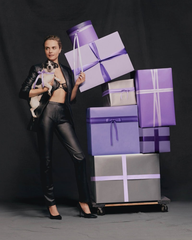 Cara Delevingne featured in  the Calvin Klein advertisement for Holiday 2024