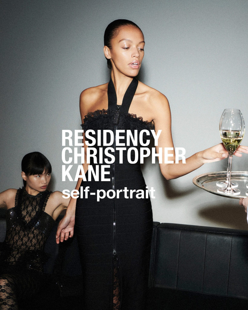 Kukua Williams featured in  the Self Portrait Self Portrait Residency by Christopher Kane advertisement for Holiday 2024