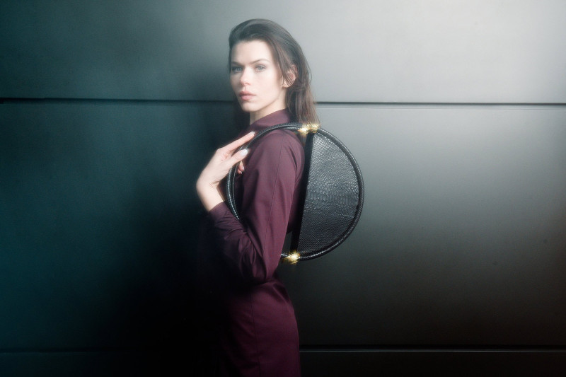 Georgia Fowler featured in  the Contessa Mills advertisement for Autumn/Winter 2024