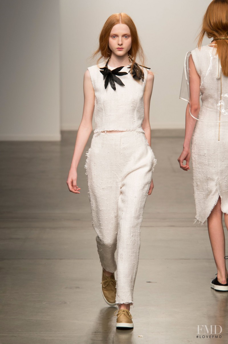 Madison Stubbington featured in  the Osklen fashion show for Spring/Summer 2015