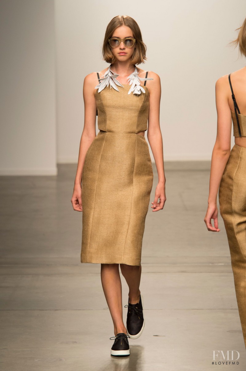 Ria Serebryakova featured in  the Osklen fashion show for Spring/Summer 2015