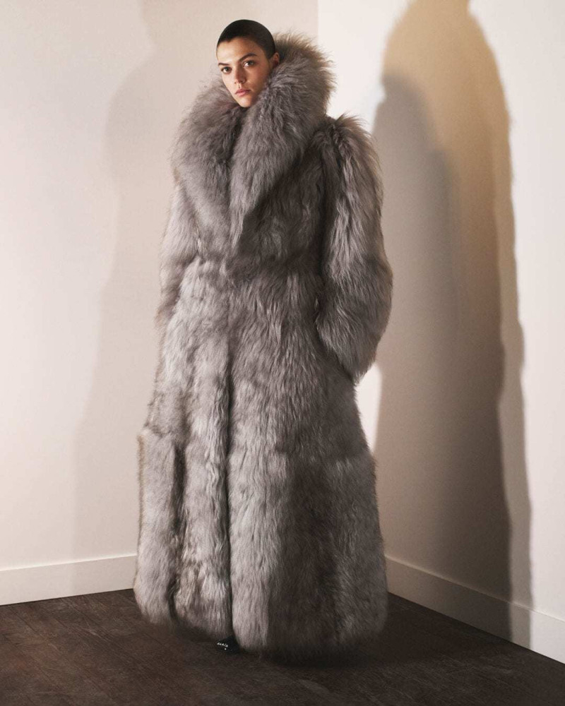 Alix Bouthors featured in  the Alaia Dialogue 3 advertisement for Autumn/Winter 2024