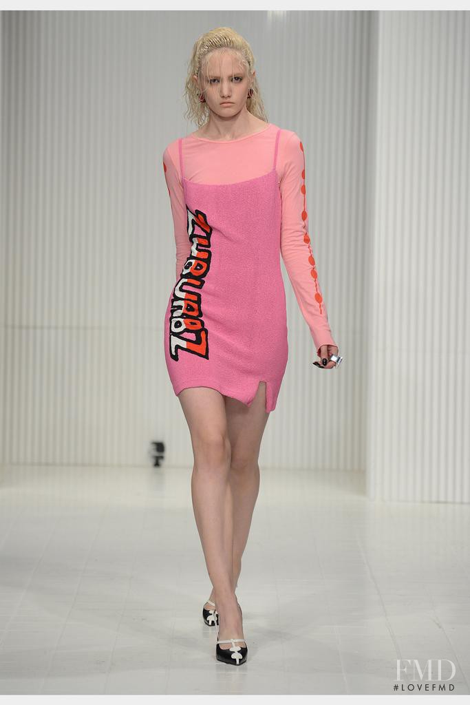 Lily Walker featured in  the Ashley Williams fashion show for Spring/Summer 2015