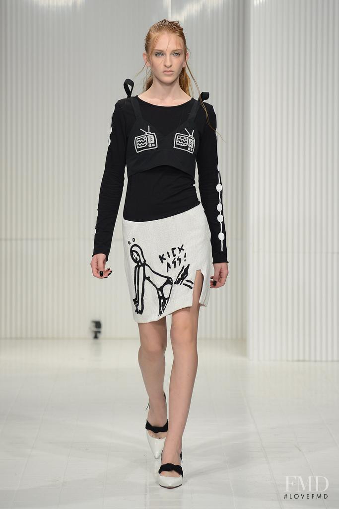 Fay Alice Parsons featured in  the Ashley Williams fashion show for Spring/Summer 2015