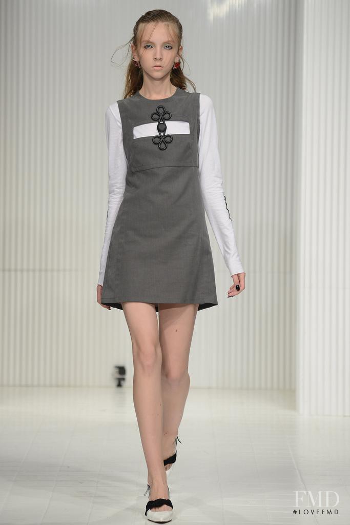 Diana Khalitova featured in  the Ashley Williams fashion show for Spring/Summer 2015