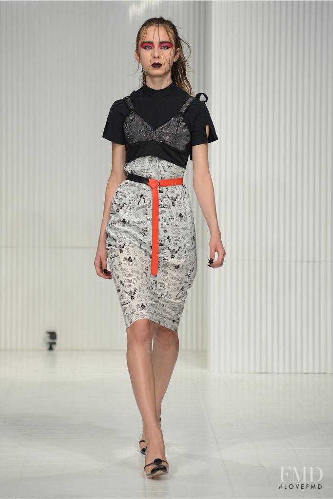 Melanie Culley featured in  the Ashley Williams fashion show for Spring/Summer 2015