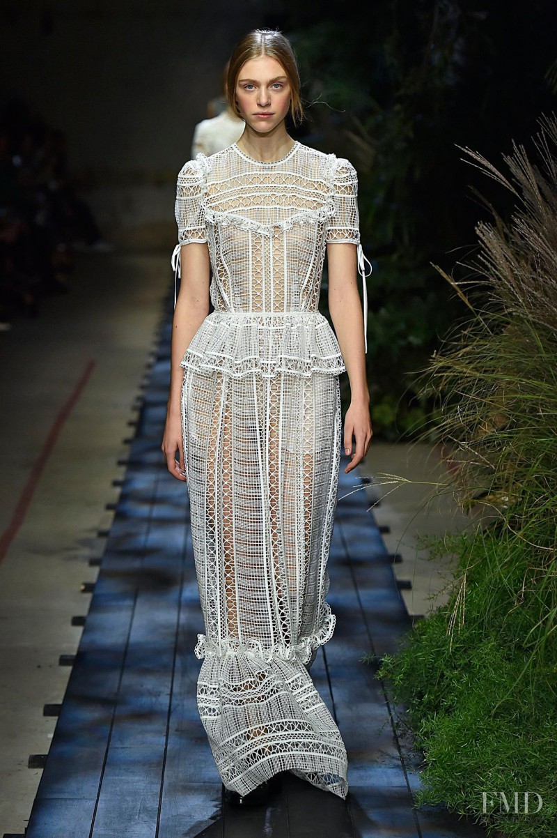 Hedvig Palm featured in  the Erdem fashion show for Spring/Summer 2015