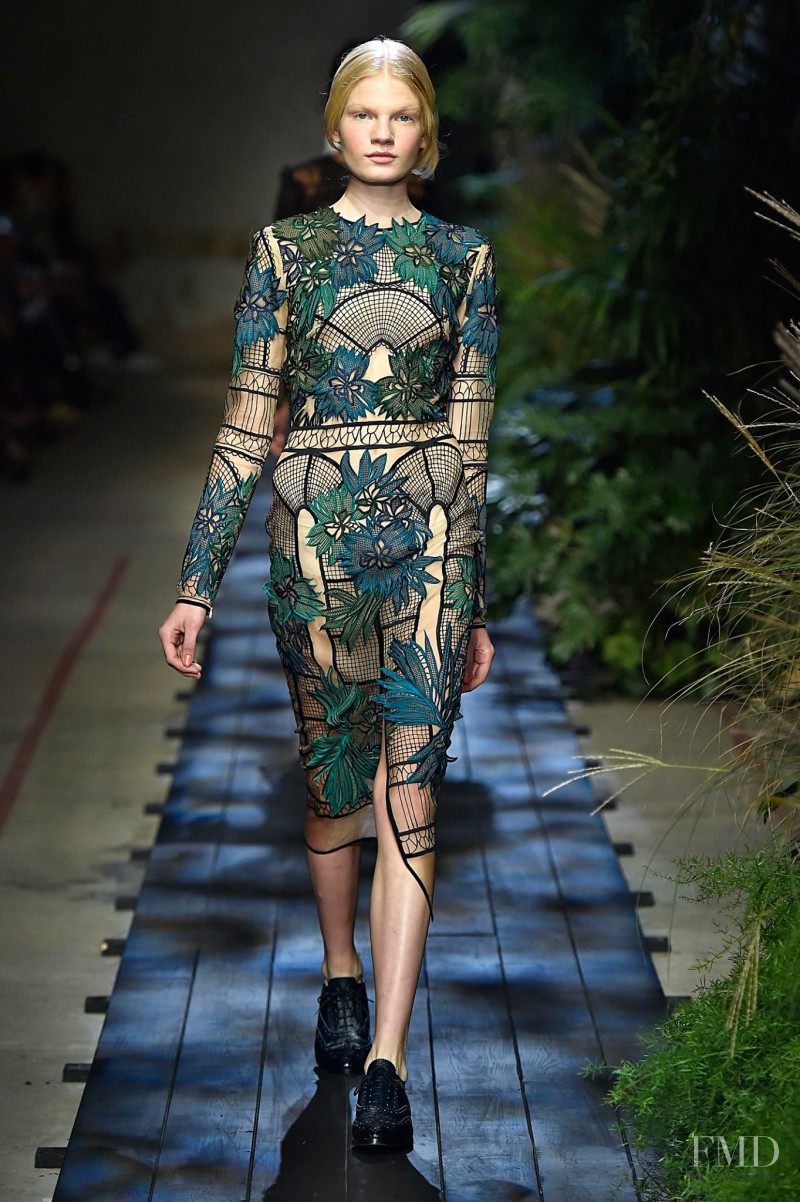 Eleonora Baumann featured in  the Erdem fashion show for Spring/Summer 2015