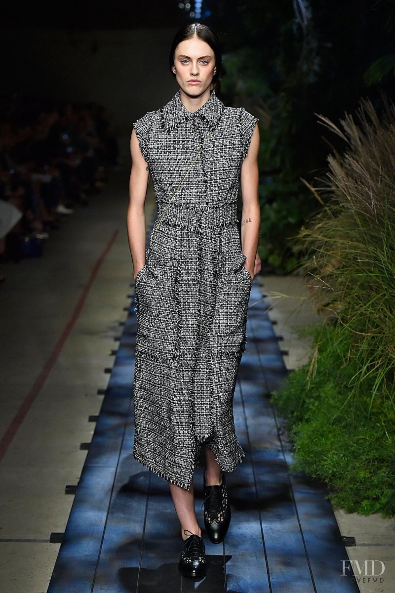Sarah Brannon featured in  the Erdem fashion show for Spring/Summer 2015
