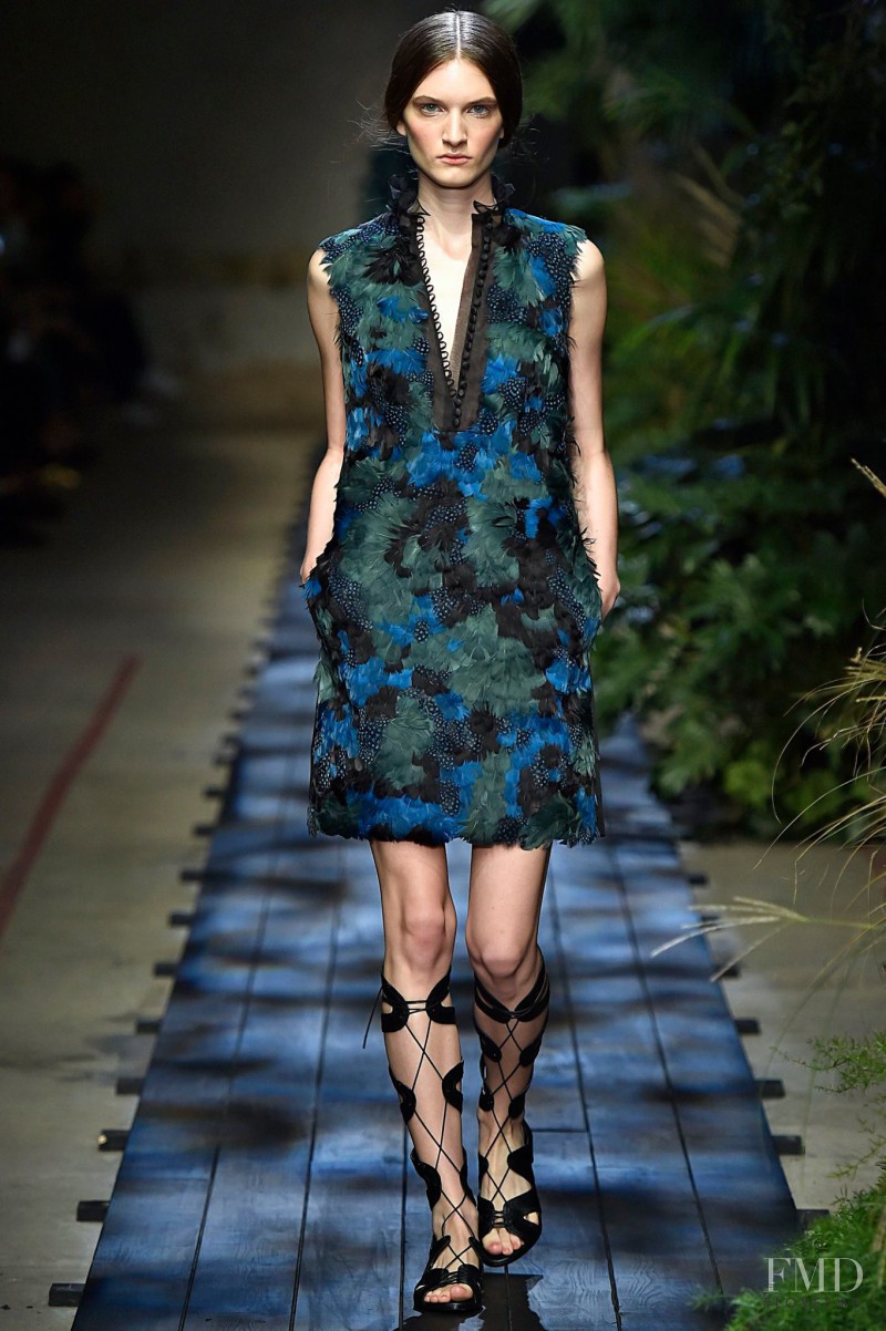 Carly Moore featured in  the Erdem fashion show for Spring/Summer 2015