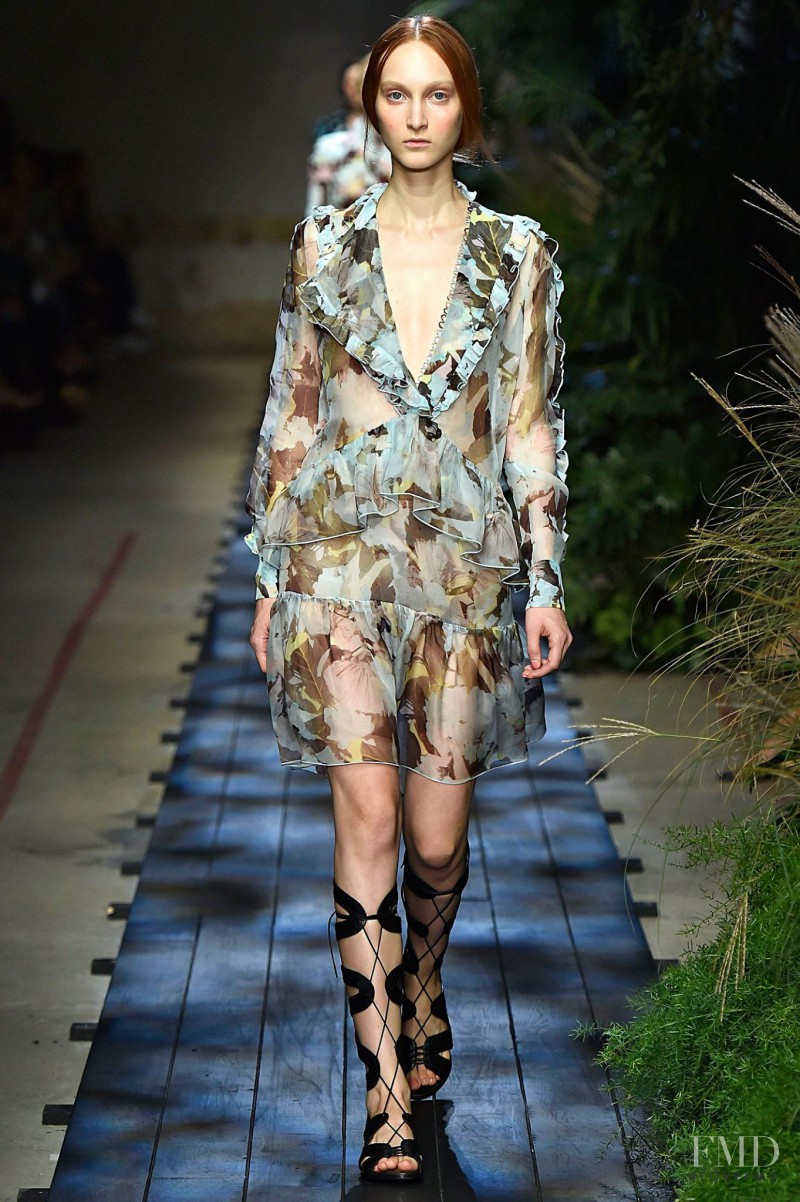 Nika Cole featured in  the Erdem fashion show for Spring/Summer 2015