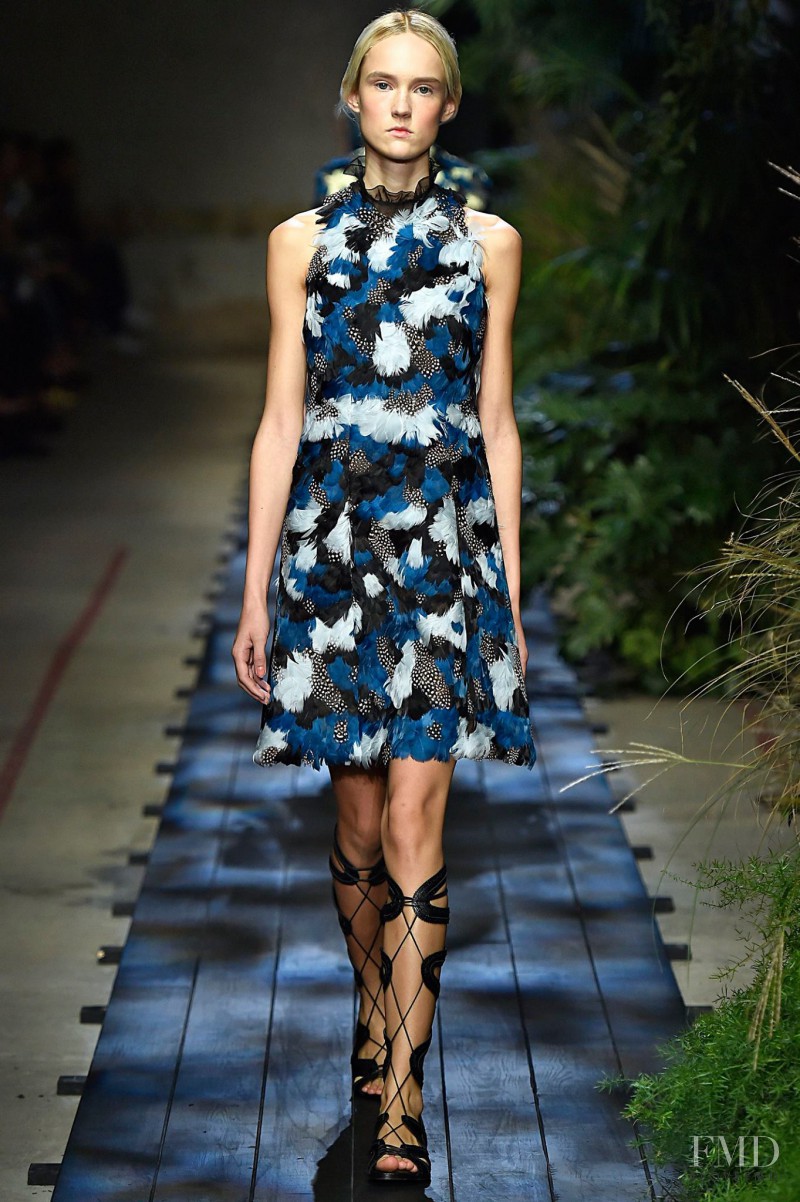 Harleth Kuusik featured in  the Erdem fashion show for Spring/Summer 2015