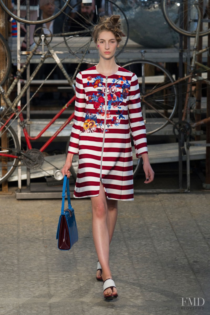 Sarah Endres featured in  the Antonio Marras fashion show for Spring/Summer 2015