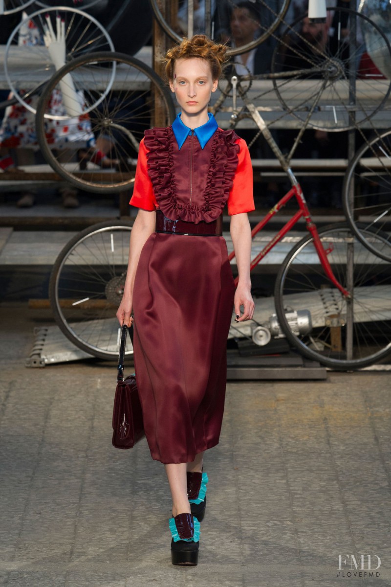 Nika Cole featured in  the Antonio Marras fashion show for Spring/Summer 2015