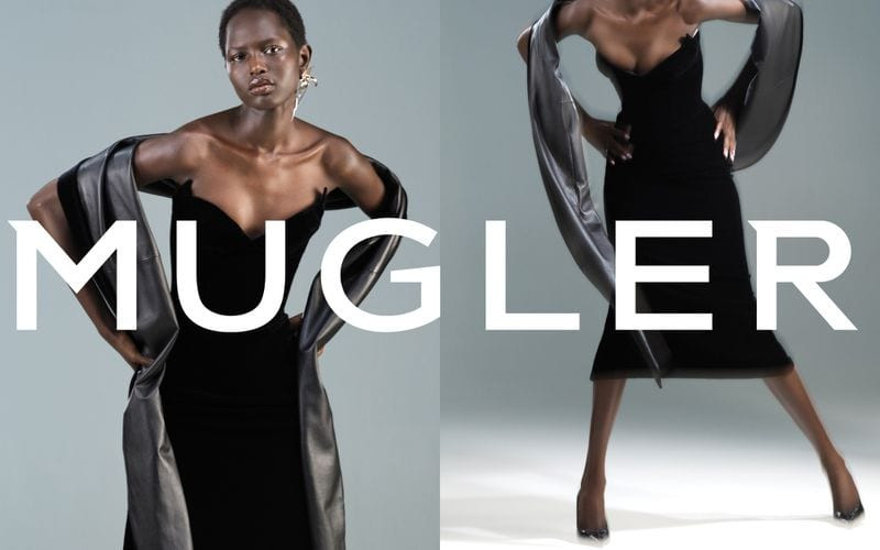 Mugler advertisement for Spring/Summer 2025