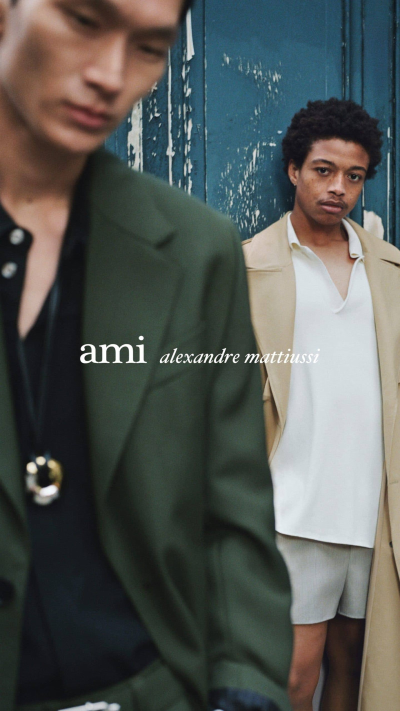 Ami Paris advertisement for Spring/Summer 2025