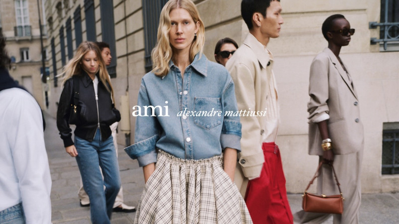 Ami Paris advertisement for Spring/Summer 2025