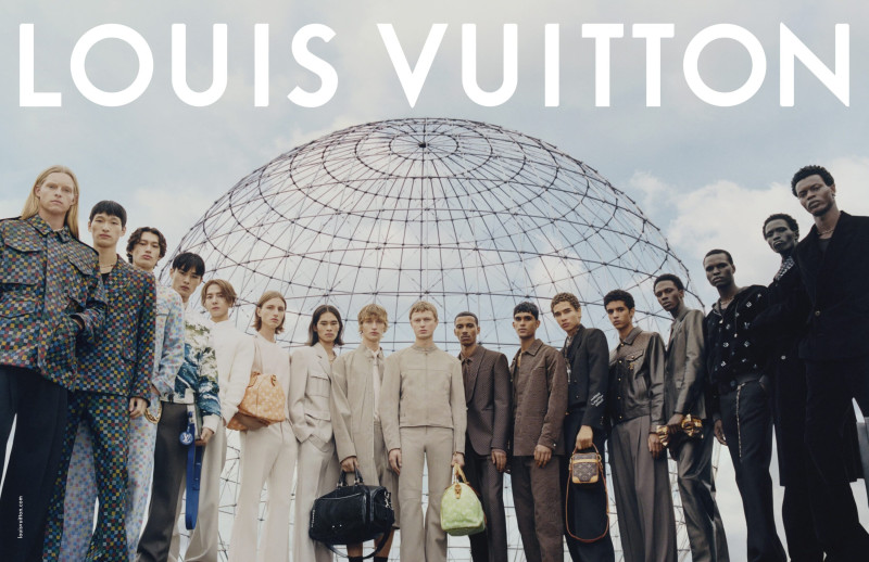 Abas Abdirazaq featured in  the Louis Vuitton advertisement for Spring 2025