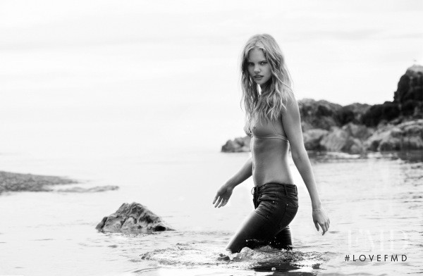 Marloes Horst featured in  the MiH Jeans lookbook for Spring/Summer 2011