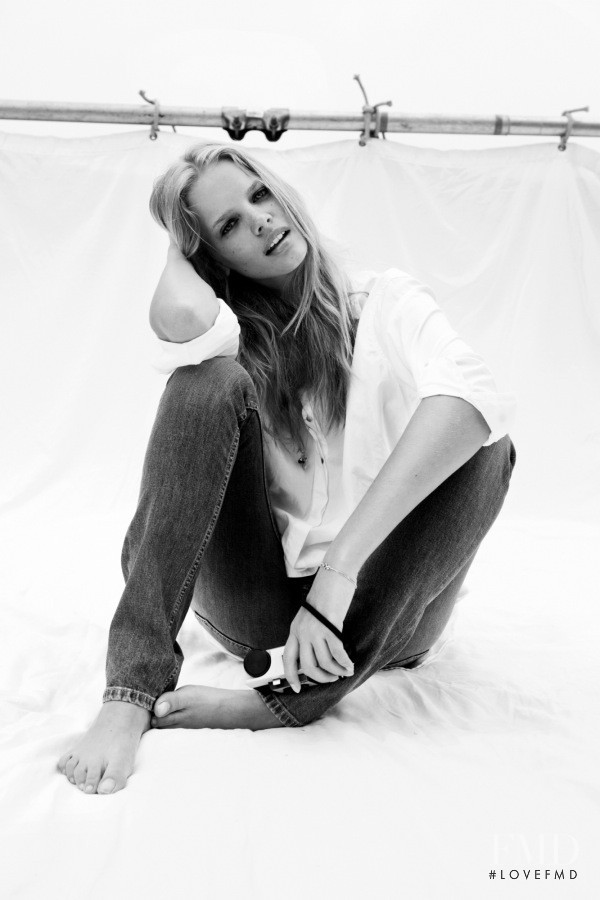 Marloes Horst featured in  the MiH Jeans lookbook for Spring/Summer 2011