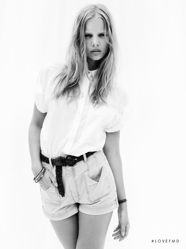 Marloes Horst featured in  the MiH Jeans lookbook for Spring/Summer 2011