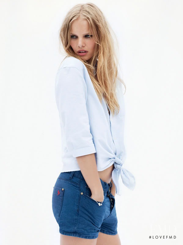 Marloes Horst featured in  the MiH Jeans lookbook for Spring/Summer 2011