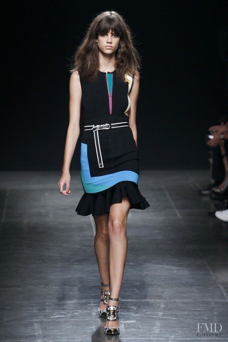 Antonina Petkovic featured in  the Angelo Marani fashion show for Spring/Summer 2015