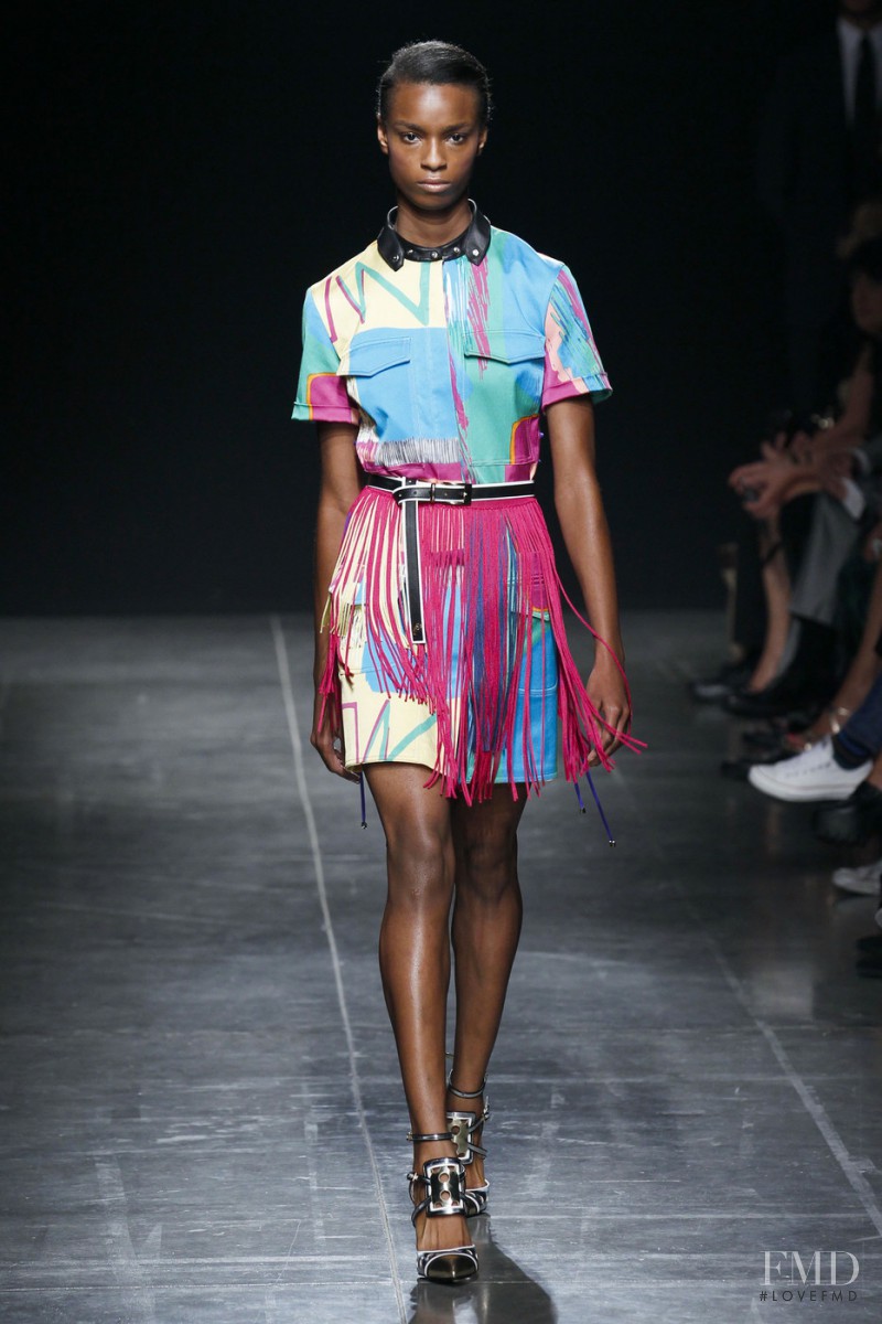 Kayla Scott featured in  the Angelo Marani fashion show for Spring/Summer 2015